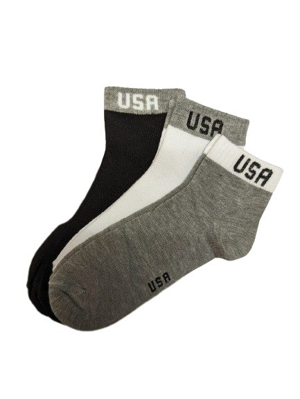 Unisex Cotton-Blend Low Cut Socks Men/Women 9-11, Comfort Fit - Packs