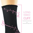 Women's Organic Cotton Crew Socks - in Smaller Sizes for Kids' School