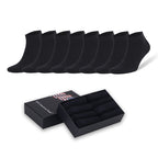 Men's Bamboo Low Cut Ankle Socks Odor Free Breathable 8 Pairs with