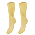 Yellow Kids Slouch Socks Knee High 1 Pair Scrunch Socks 3-15 Years Old