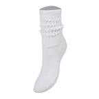 White Kids Slouch Socks 1 Pair 3 to 15 Years Old