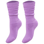 Lilac Kids Slouch Socks Knee High Long Cotton Scrunch Socks 1 Pair