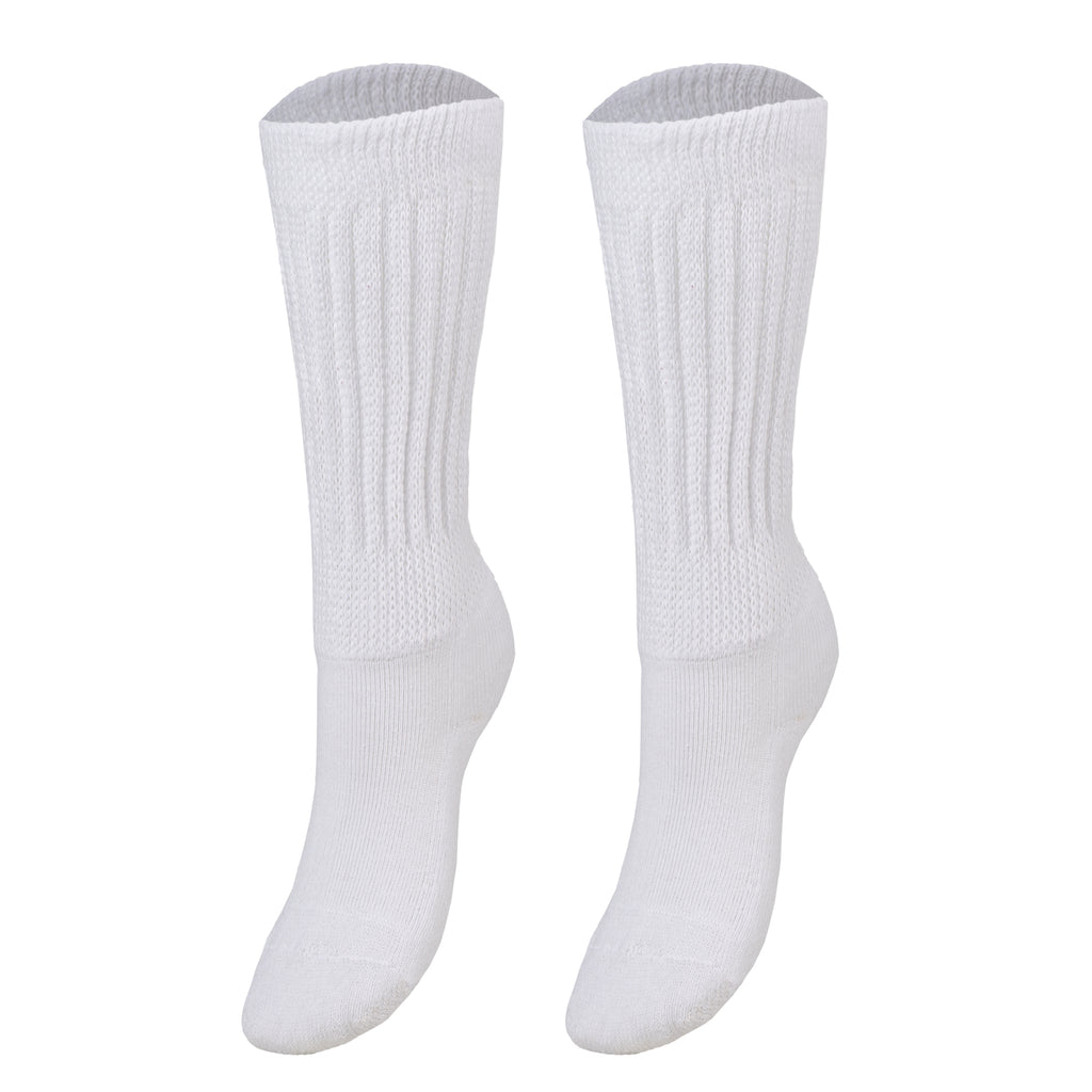 White Kids Slouch Socks 1 Pair 3 to 15 Years Old