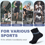 Men's Ramie Socks SOOKS-White Stripe Black