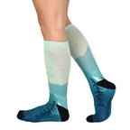 Men & Women's CoolMax Knee-High Socks, Nature Inspired Collection for