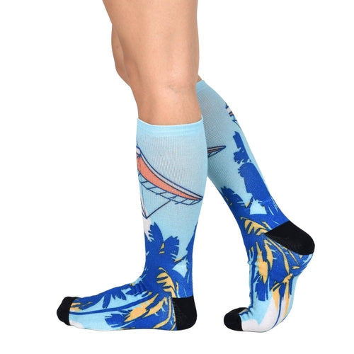 Men & Women's CoolMax Knee-High Socks, Nature Inspired Collection for