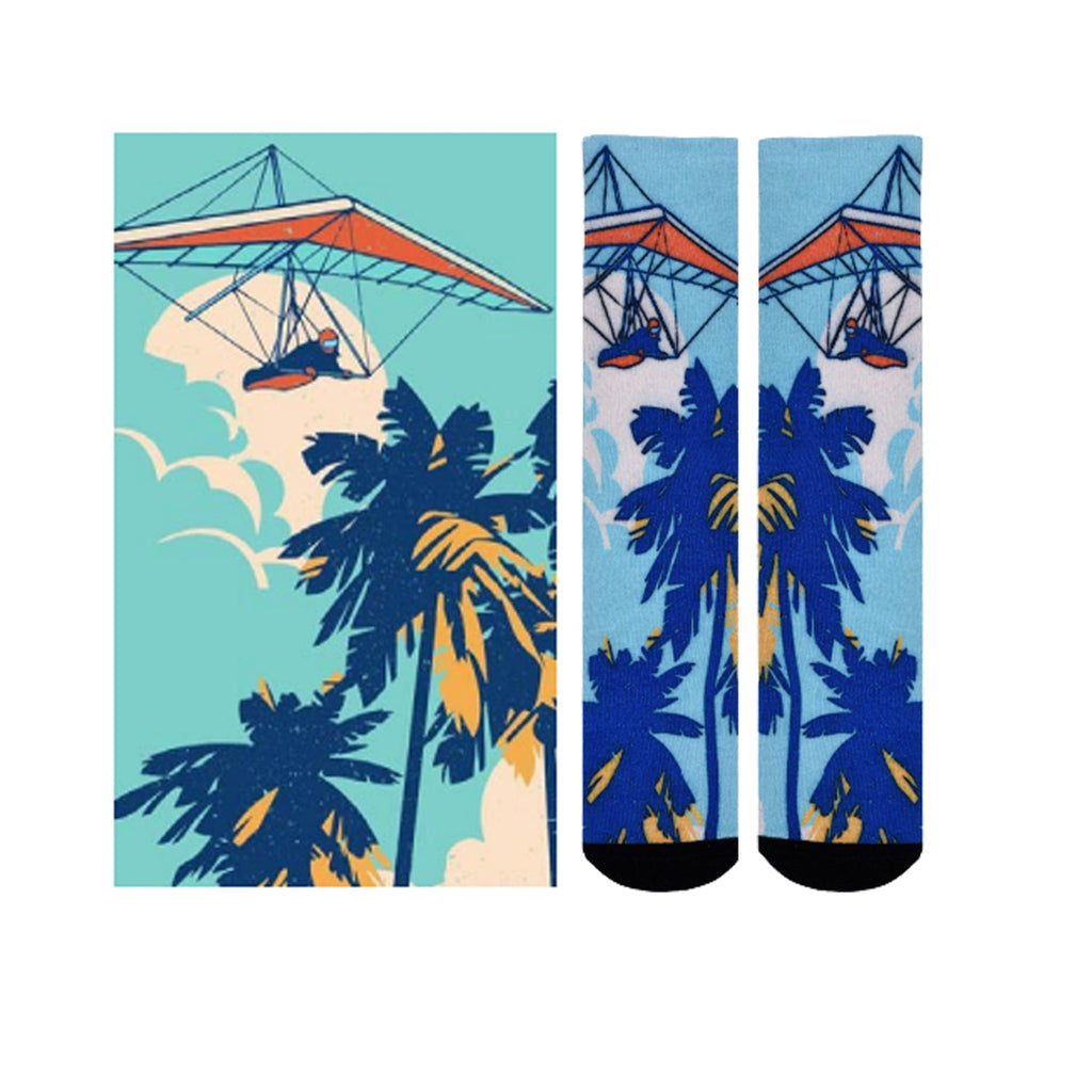 Men & Women's CoolMax Knee-High Socks, Nature Inspired Collection for