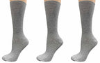 Women's Diabetic Arthritic Rayon and Bamboo Crew Socks 3-Pair Packs