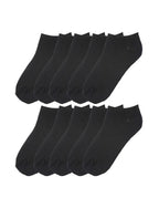 Tipi Toe Big Kids Boys 10 Pairs Classy Lightweight Novelty Plain Solid