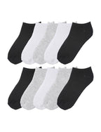 Tipi Toe Big Kids Boys 10 Pairs Classy Lightweight Novelty White Grey