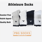 High-Performance Men's Crew socks Athleisure Comfort (9-11, 10-13)