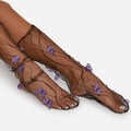 Butterfly Section Mesh Socks