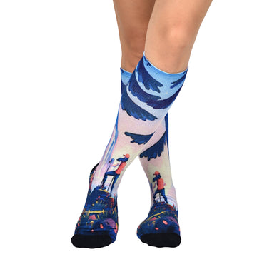 Men & Women's CoolMax Knee-High Socks, Nature Inspired Collection for