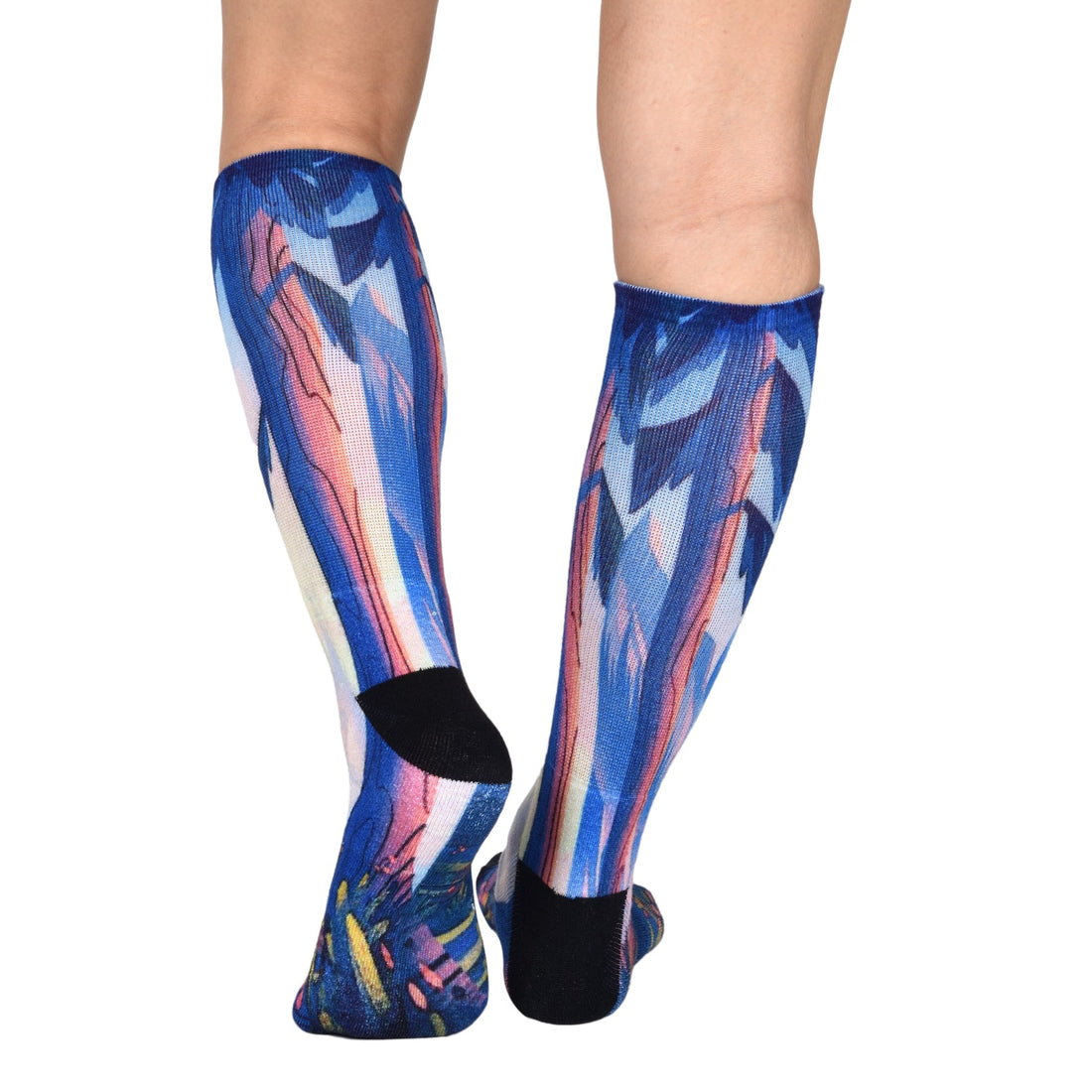 Men & Women's CoolMax Knee-High Socks, Nature Inspired Collection for