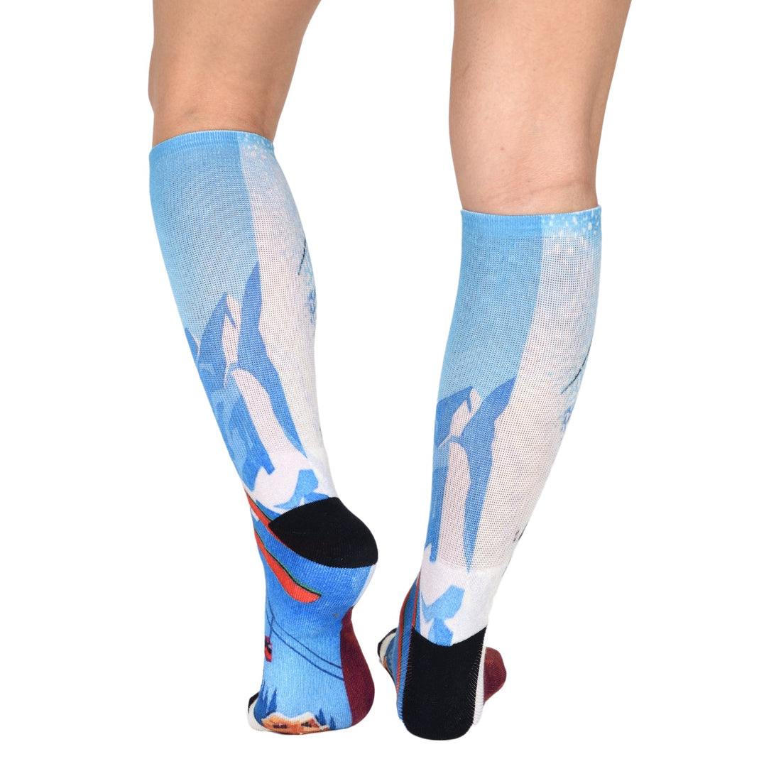Men & Women's CoolMax Knee-High Socks, Nature Inspired Collection for