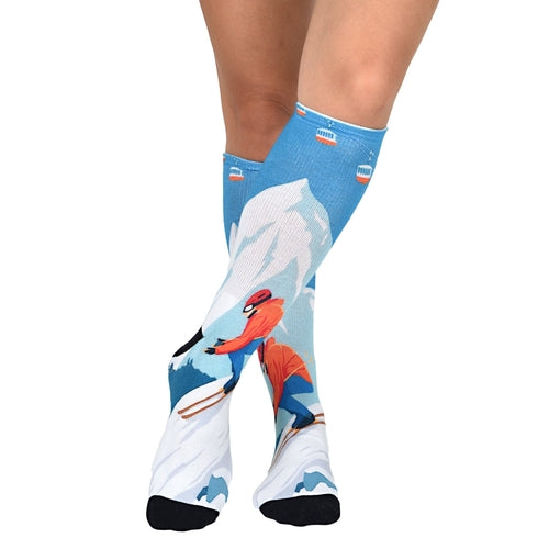 Men & Women's CoolMax Knee-High Socks, Nature Inspired Collection for
