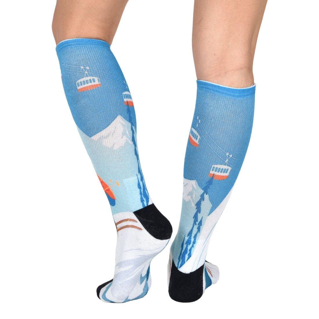 Men & Women's CoolMax Knee-High Socks, Nature Inspired Collection for