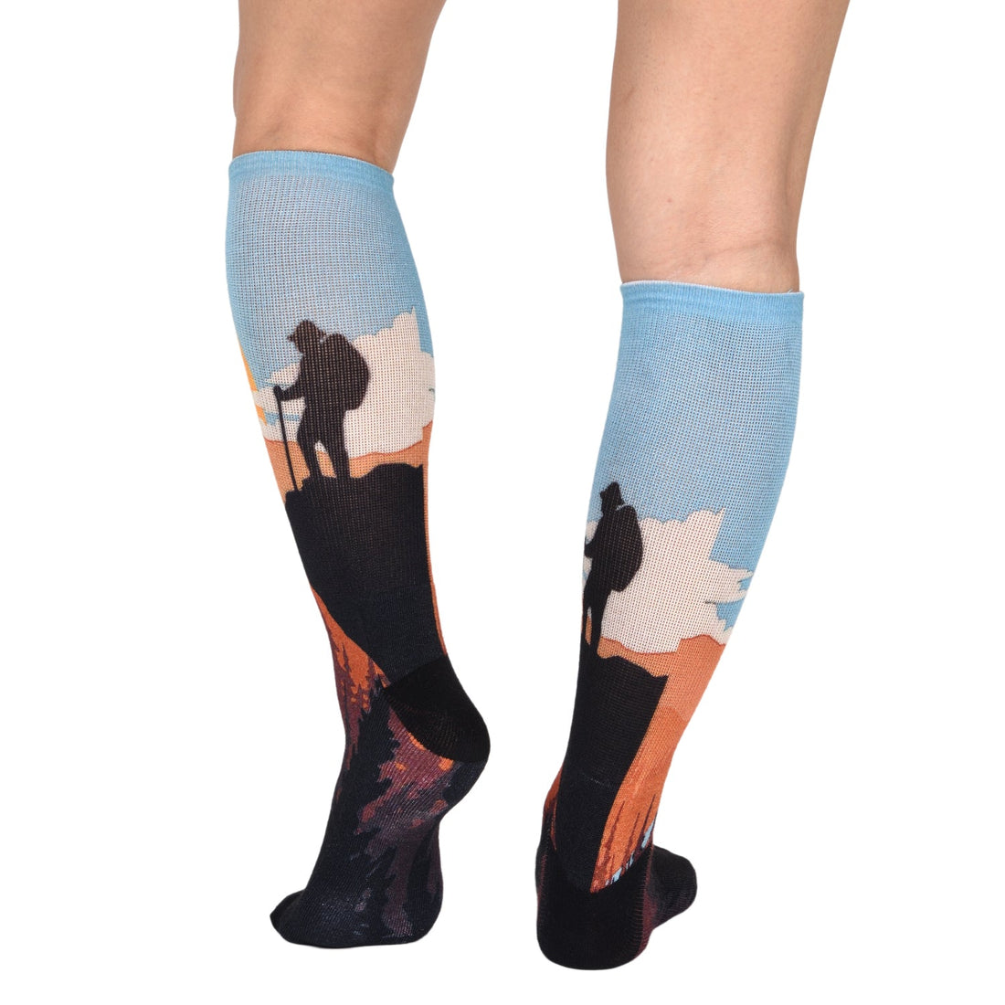 Men & Women's CoolMax Knee-High Socks, Nature Inspired Collection for