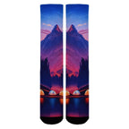 Men & Women's CoolMax Knee-High Socks, Nature Inspired Collection for