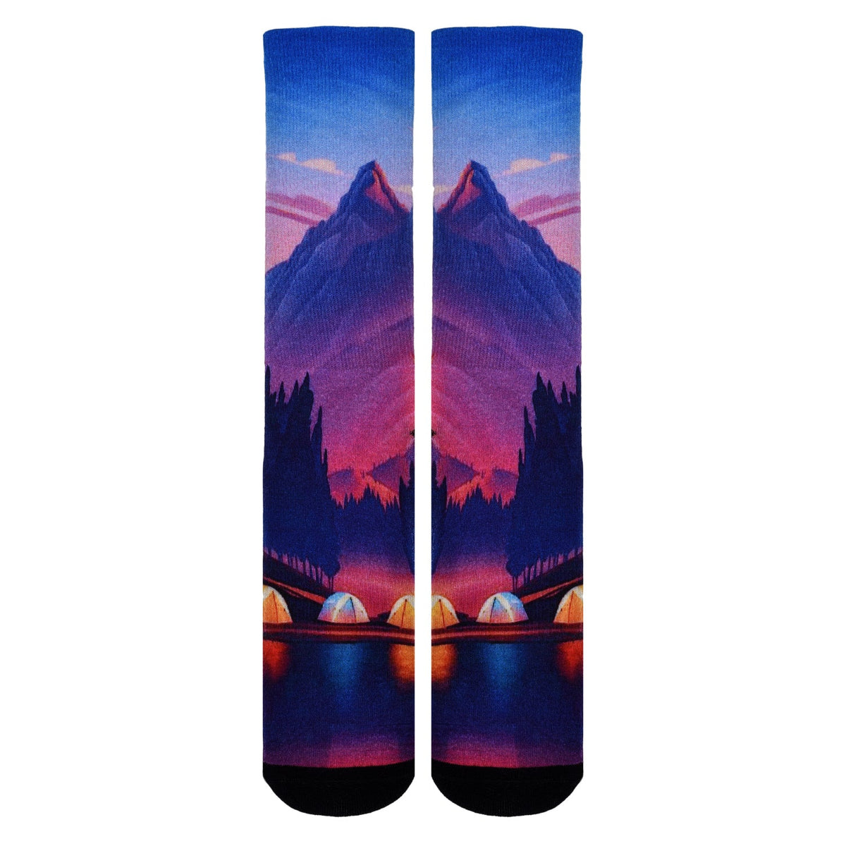 Men & Women's CoolMax Knee-High Socks, Nature Inspired Collection for