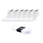 6 Pairs Men's Bamboo No Show Sneaker Socks Ultra Soft Moisture-Wicking